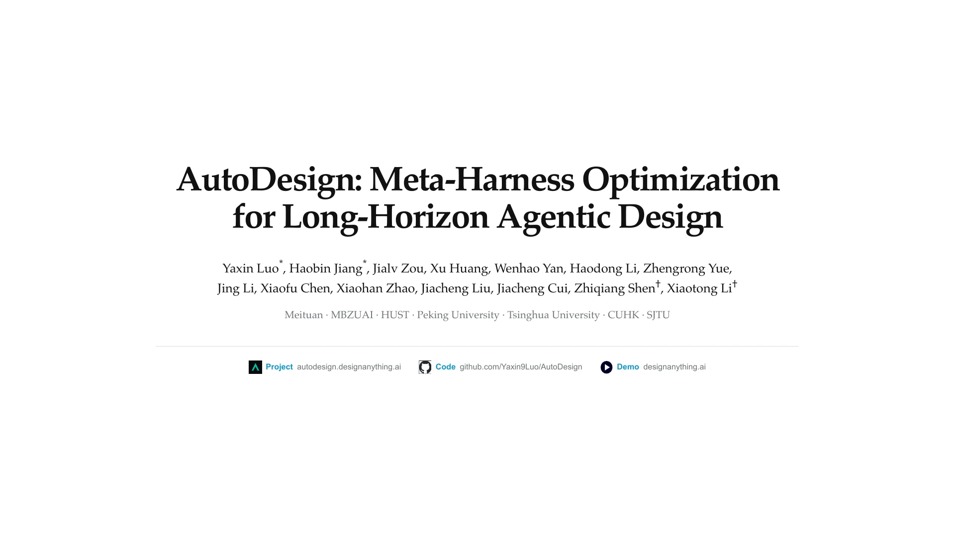 Slide 1 of 24 from the AutoDesign formal academic presentation